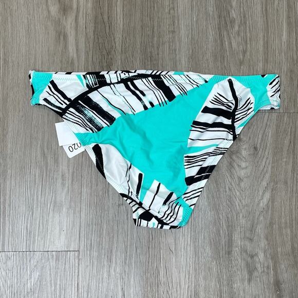 Trina Turk Women's Green Multi Copacabana Geometric Hipster Swim Bottoms sz 12 - Picture 4 of 5